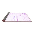 thumbnail image 2 of Ahgly Company Indoor Rectangle Solid Purple Modern Area Rugs, 7' x 9', 2 of 4