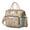 Beige-9, variant on Artistic Ethnic Insulated Tote Bag - Large Leakproof Picnic Cooler with Thermal Lining & Easy-Clean Exterior (Exotic Chic Design)