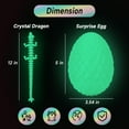 thumbnail image 2 of 3D Printing Toys - 12" 3D Printed Dragon&Egg Cool 3D Printed Articulated Crystal Dragon Toy for Ages 8+ (Luminous), 2 of 6