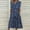 A01000-Blue, variant on CALAFEBILA Women Dresses With Pocket Short Sleeve V-neck Floral Midi Shirt Dress Button Long Dresses for Women 2025