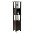 thumbnail image 3 of Organize It All 5 Shelf Ambassador High Cabinet in Espresso, 3 of 11