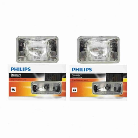 2 pc Philips H4651C1 Headlight Bulbs compatible with 18517 18532