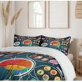 thumbnail image 6 of Ambesonne Biology Duvet Cover Sets, Brain Lobe Parts Functions, 2-Queen, Petrol Blue Multicolor, 6 of 7