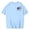 Sky Blue, variant on UVEASISHA Oversized Tshirts for Women Short Sleeve USA Flag Print T-Shirt Independence Day Patriotic Tops Blue L
