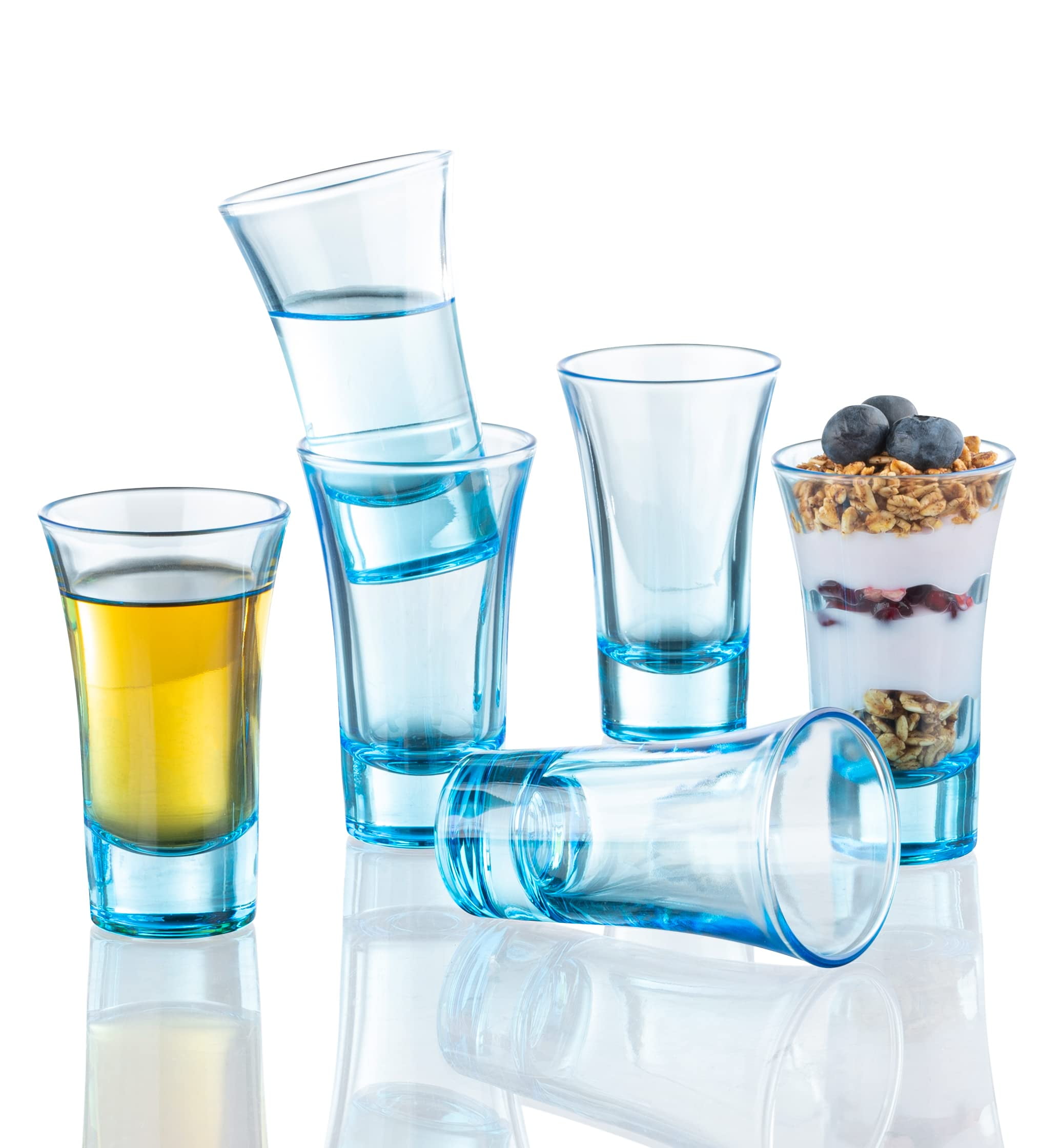 LUXU Shot Glass 1.5 Fl.oz,Heavy Base Shot Glasses set of 6, Clear Small  Glass Set for Whiskey, Tequi…See more LUXU Shot Glass 1.5 Fl.oz,Heavy Base