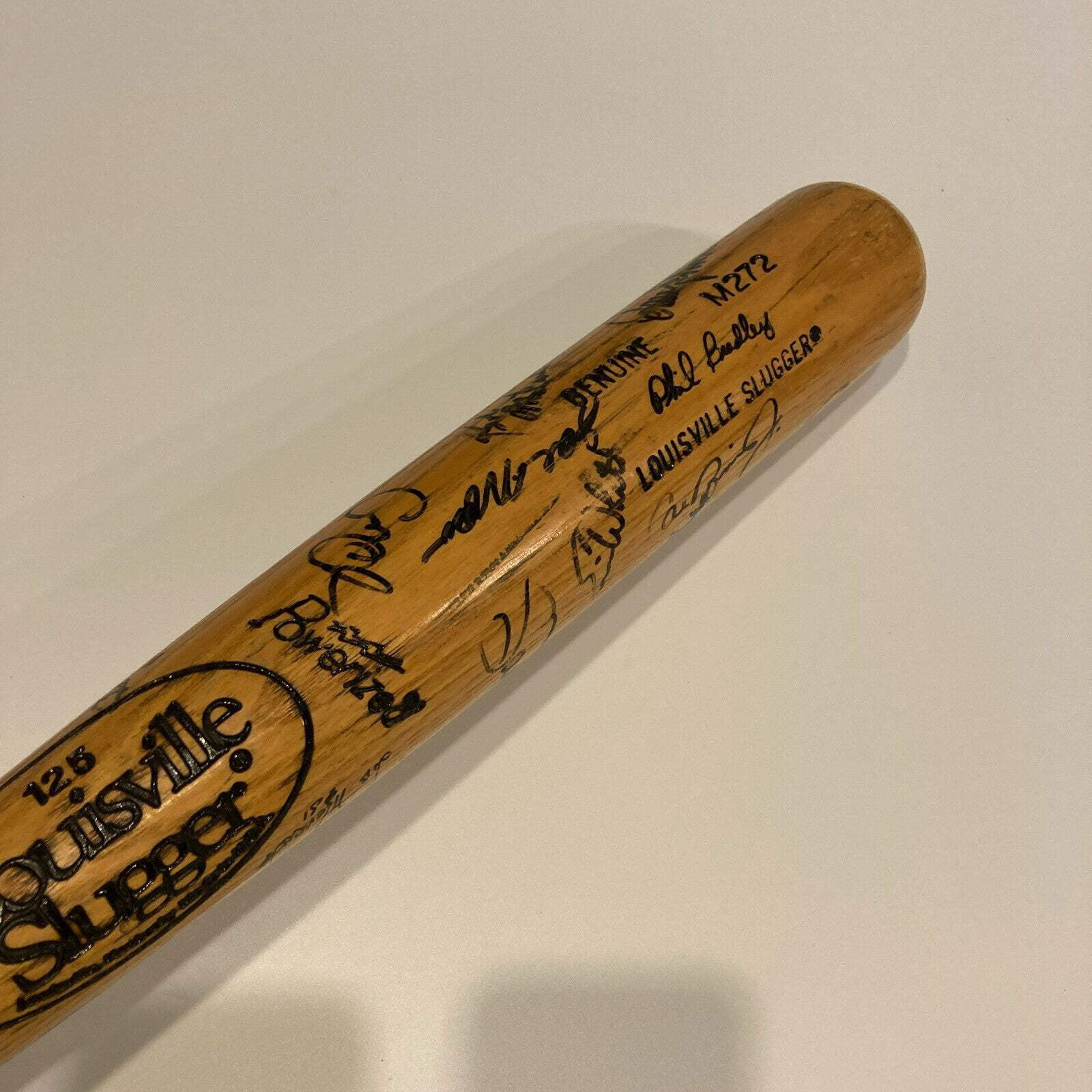 Cal Ripken Sr. Cal Ripken Jr.  Billy 1991 Baltimore Orioles Signed Bat JSA COA