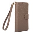 thumbnail image 1 of Adecuado para Apple Samsung Huawei Funda de cuero para teléfono móvil universal Funda protectora de cuero con patrón de avestruz, 1 of 5