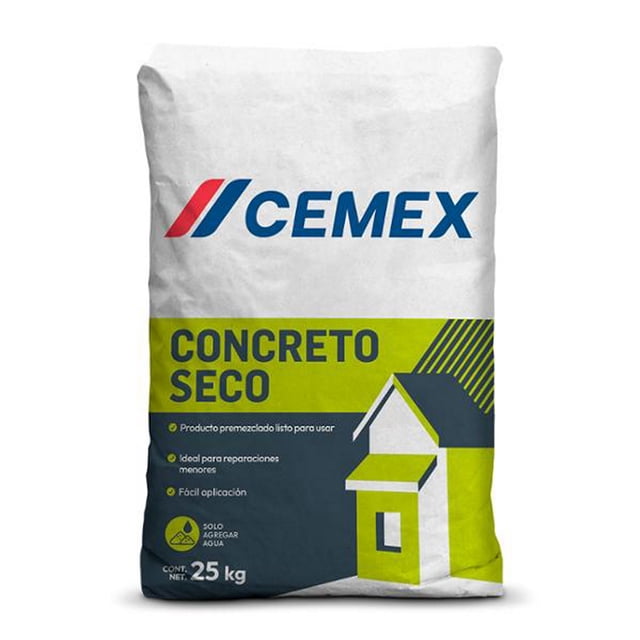 concreto seco premezclado cemex 25 kg