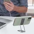 thumbnail image 3 of 1 pcs Holder for Cell Phone, Foldable Phone Finger Holder Kickstand Grip, Cell Phone Stand for Magnetic Car Mount Compatible with iPhone Android, 3 of 9