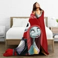 thumbnail image 5 of Funny cartoon The Nightmare Before Christmas printed plush blanket, ultra-soft microfiber, suitable for home decoration in all seasons, 50" x 60", 5 of 7