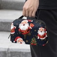 thumbnail image 2 of Santa Claus Oxford Cloth Waterproof USB Pouch with Hard Drive Cases, Hard Drive Bag, Charger Storage Organizer, Cable Organizer Clips - 5.9x9.44x3.14 in, 2 of 6