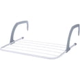thumbnail image 1 of Estante colgante de ropa de almacenamiento plegable, colgador de ropa para balcón, calcetines y zapatos, colgador de toallas multiusos, 1 of 6