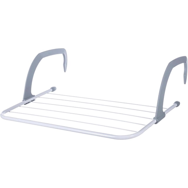 Estante colgante de ropa de almacenamiento plegable, colgador de ropa para balcón, calcetines y zapatos, colgador de toallas multiusos