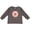Charcoal Grey, variant on Donut Worry Be Happy Pink Sprinkle Donut` Boys or Girls Long Sleeve Toddler T-Shirt