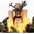 thumbnail image 4 of 2026 New Christmas Reindeer Flameless Lighted Candle Centerpiece, Holiday Table Mantel Decor with Warm Glow, Festive Candle Decoration for Dining Room Living Room and Seasonal Gift, 4 of 4