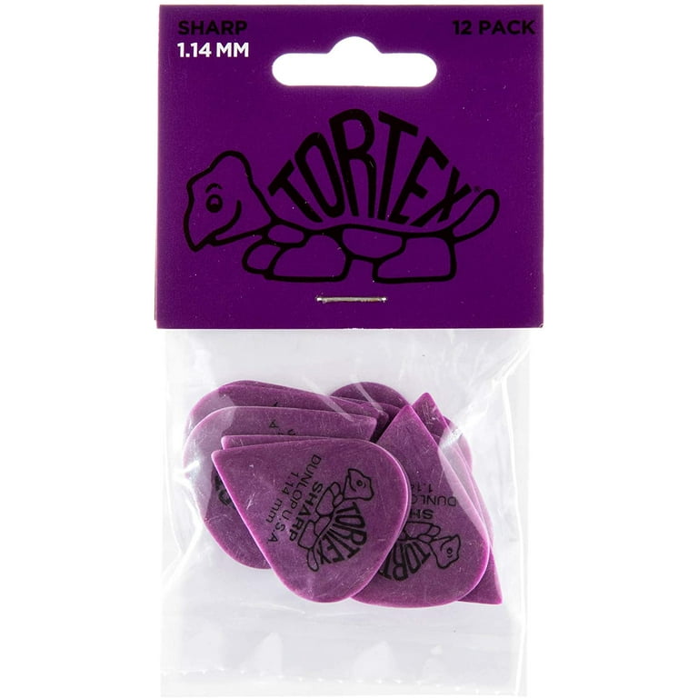 Dunlop Tortex Sharp Guitar Picks 1 Dozen 1.14 mm - Walmart.com