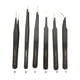 thumbnail image 4 of Pinzas para pestañas de 1,5 MM, herramientas de extensión Eyewinker de acero inoxidable, fácil de limpiar, mango antideslizante de alta Pinceles de maquillaje y herramientas ESD-10 de 1.5 mm Seitruly  CE011410-01, 4 of 6