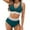 A-Green, variant on Ynynloco Plus Size Womens Bikini Sets High Waisted Swimsuit Bikini Bathing Suit for Women Two Pieces Swimwear, Swim Suits for Women 2025