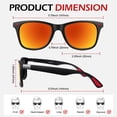 thumbnail image 5 of Gafas de sol polarizadas LINVO con protección UV400 para hombres y mujeres, 5 of 5