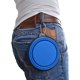 thumbnail image 5 of Cuenco para perros, paquete de 2 cuencos plegables de silicona para perros con mosquetón, cuenco portátil para agua o comida para perros medianos a grandes, cuenco para perros de viaje (verde+azul) brillar Electrónica, 5 of 5