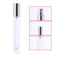 thumbnail image 4 of Botella vacía de vidrio portátil con pulverizador, contenedor de recarga de Perfume para viajes, 10ml (plata), 4 of 8