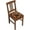 Retro Western Star, variant on Set of 4 Removable Chair Seat Covers for Dining Room, Vintage Eiffel Tower Stretchable Office Kitchen Chair Slipcovers Cushion Protector Car House Furniture Decor, 16.9x16.9 Inches