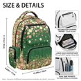 thumbnail image 5 of FUIALDOLG Flowers Striped Print Breathable Padded Bookbag with Soft Side Pockets Toddler Bookbag, Lightweight 17 Inch Teen Boys Backpack for Daily Use Back to School, 5 of 10