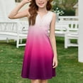 thumbnail image 2 of Beach Dresses for Girls Size 7-8 Summer Floral Print Sleeveless Sundress Comfy Crew Neck Tank Dresses Beach Cover Up Dress, 2 of 6