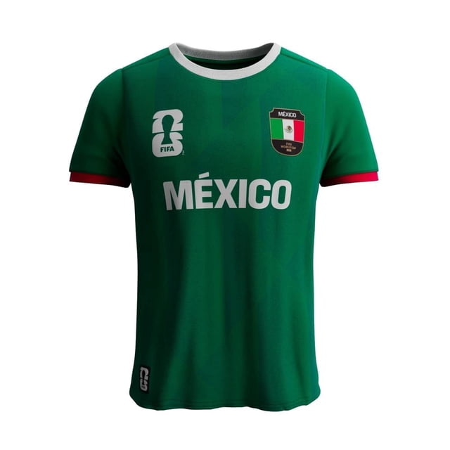 Playera FIFA México para Niña, Manga corta color Verde Talla 4