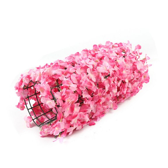 Miumaeov Silk Artificial Flower Wall Panel Wedding Backdrops Mat DIY Party Decor