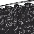 thumbnail image 3 of Math Equations Calculus Black Pattern Shower Curtain 36"x72" ,Bathroom Decorative Shower Curtains Set with 12 Hooks,Modern Waterproof Washable Shower Curtain, 3 of 6