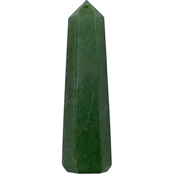Green Aventurine Crystal Tower Obelisk Point (2" to 3" INCH)