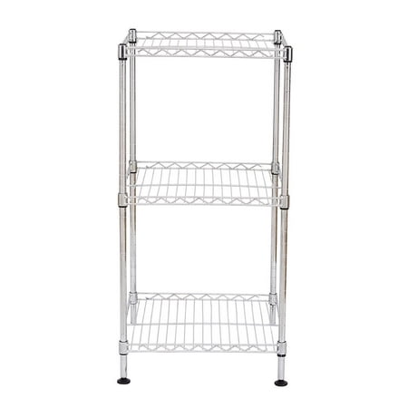 

Winado 5 x 17.7 x 19 Storage Rack Organizer Adjustable Kitchen Wire Shelving for Bathroom Closet Entryway Silver