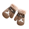 thumbnail image 2 of Fleece Thickened Warm Mittens For Boys And Girls Cute Mittens, 2 of 6