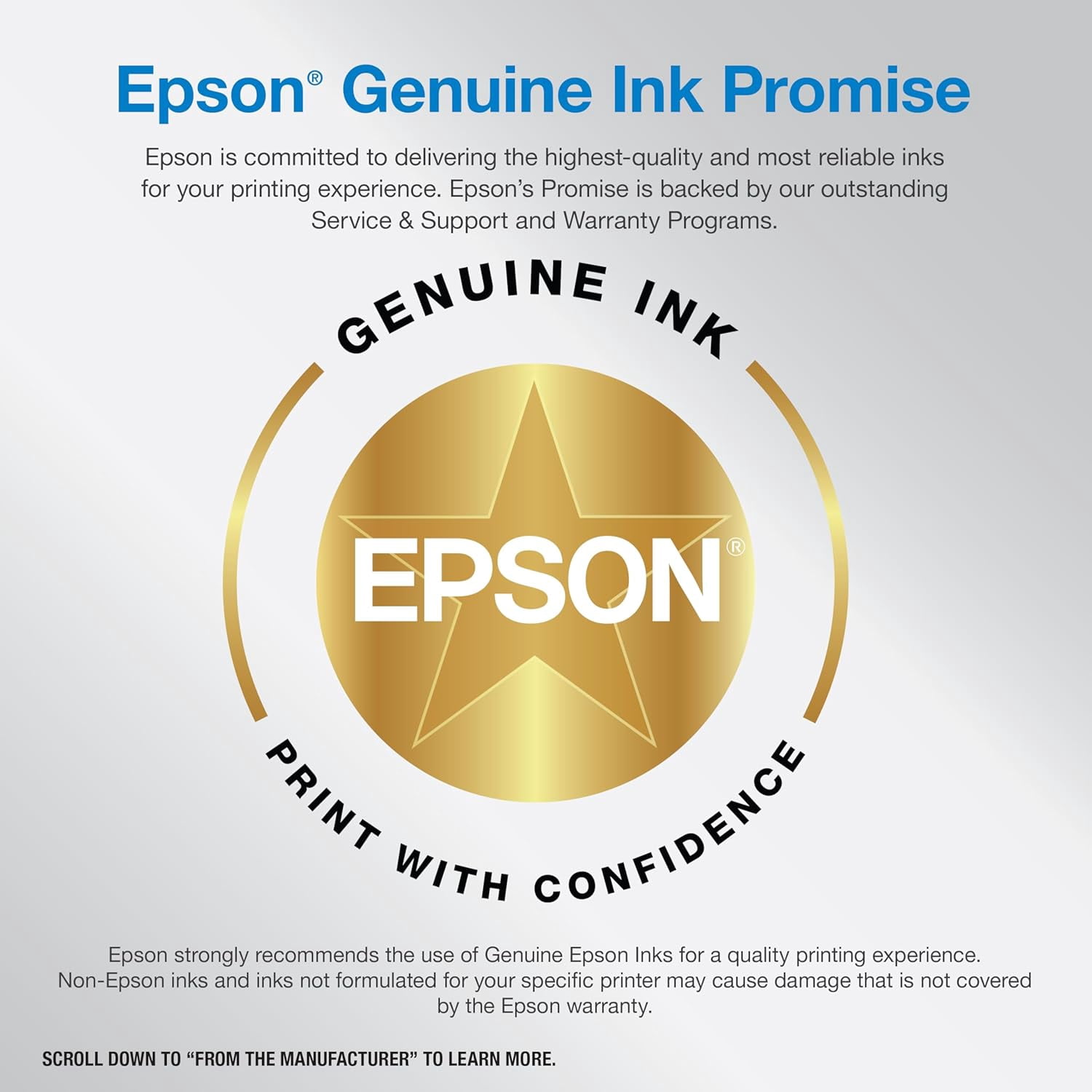 Epson EcoTank ET-4950 Wireless All-in-One Color Supertank Printer, 18 PPM, 2.4" Colorful Touchscreen, Auto Document Feeder - Black (Sold without manufacturer warranty)