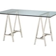 thumbnail image 1 of Sterling Architect Contemporary Table Base, 30-Inch, Polished Nickel, 1 of 3