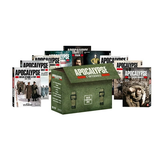 Apocalypse: Complete Collection - 16-DVD Box Set ( Apocalypse la 1 re Guerre mondiale / Apocalypse: Verdun / Apocalypse La Paix Impossible 1918-1926 / Ap [ NON-USA FORMAT, PAL, Reg.2 Import - France ]