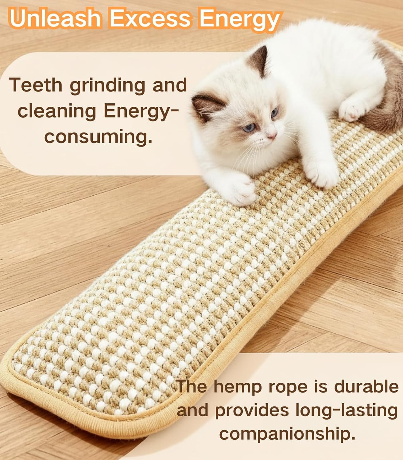 Interactive Catnip Chew Toy for Indoor Cats, 3-Pack 13 Inches Catnip Pillows with Sisal Scratching Pad, Kicker Toys for Aggressive Play, Bite Resistant & Anxiety Relief