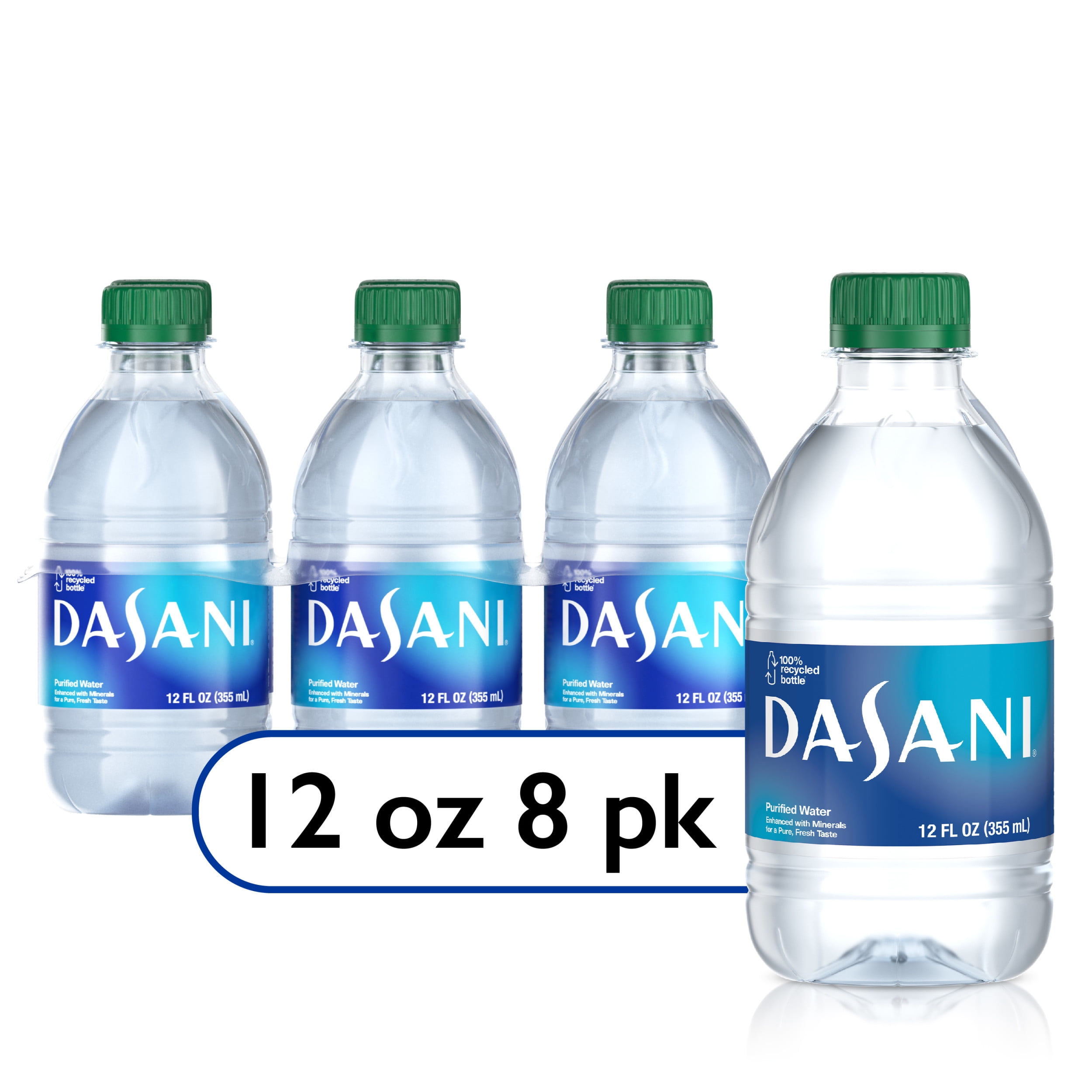 DASANI Purified Enhanced Mineral Water, 12 fl oz, 8 Count Bottles