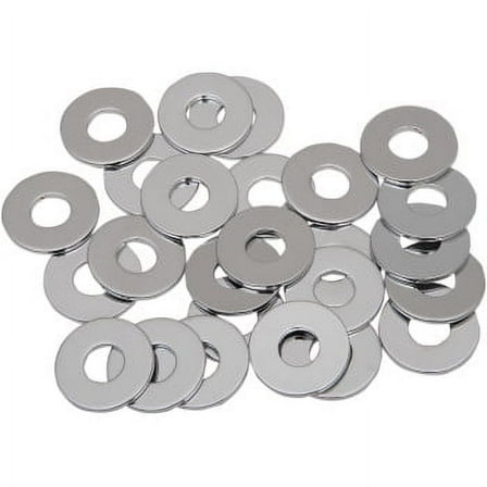 Drag Specialties DS192386 USS Chrome Washers - 1/2in.