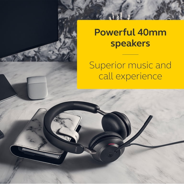Jabra Evolve2 40 SE USB-A, MS Stereo Wired Headset: Electronics