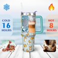 thumbnail image 4 of Insulated Dog Lover Tumbler for Women - 40oz Leakproof Travel Mug with Handle & Straw - Cute Puppy Gift Coffee Cup, 4 of 7