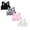 Pink 1PCS & Black 1PCS & Grey 1PCS & White 1PCS, variant on 2 Pack Girls Training Bra Athletic Sports Bra for Kids Racerback Dance Yoga Crop Tops