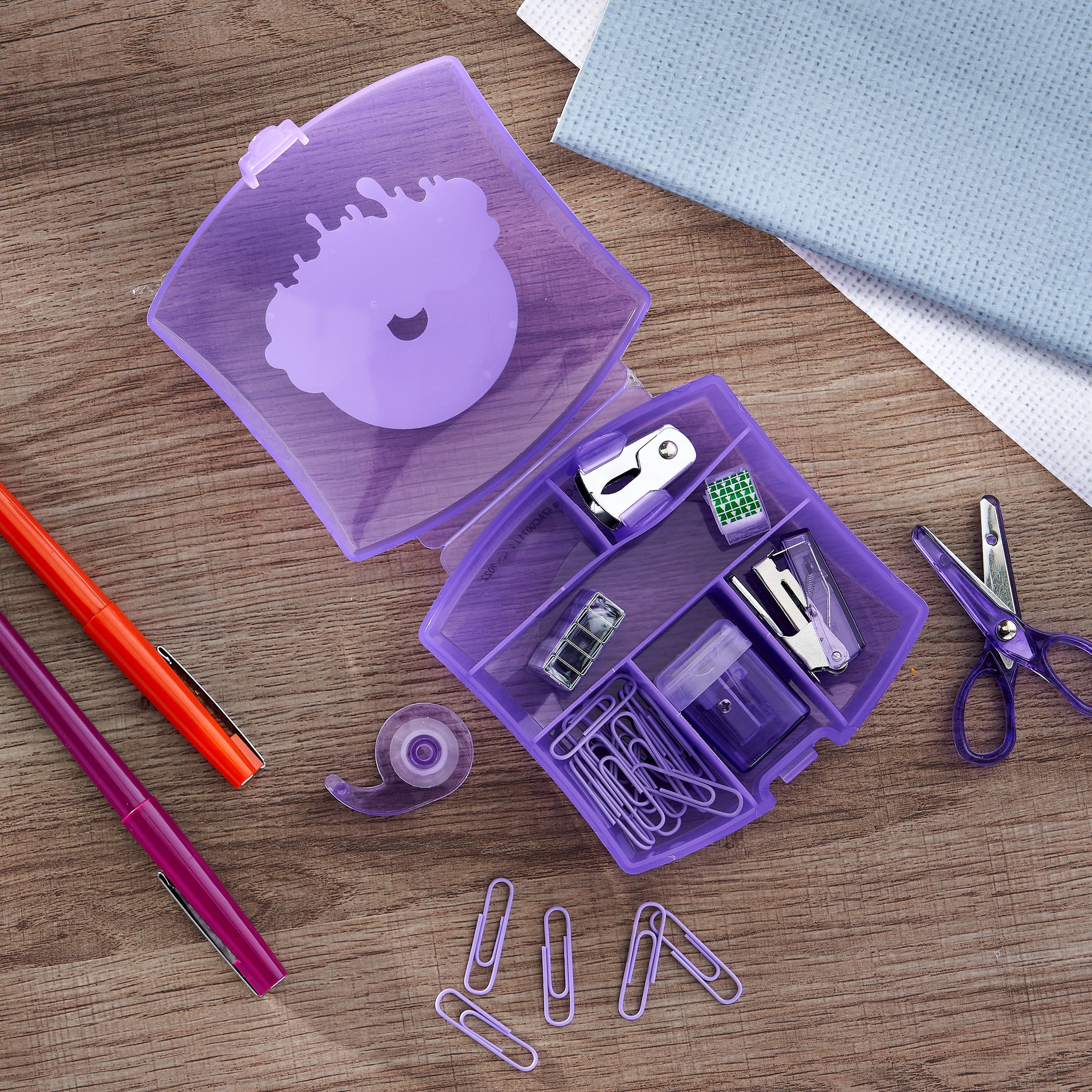 Pen+Gear Mini Office Supply Kit, Rainbow
