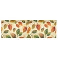 thumbnail image 6 of Yayeee Kitchen Valance Rod Pocket 54" x 18" Living Room Window Curtain, Beige Leaves, 6 of 6