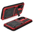 thumbnail image 2 of Pour Samsung S23 Cadre en Métal Support Trois-Protection Étui Rouge, 2 of 5