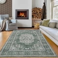 thumbnail image 4 of Large Washable Rug 5x7 FT - Geometric Non-Slip Indoor Carpet, 4 of 14