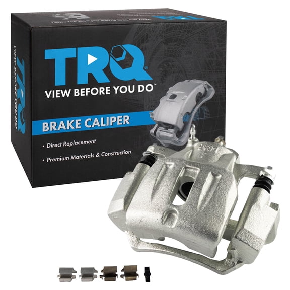 TRQ Front Left Brake Caliper w/Bracket Drivers Side Compatible with 2006 Lexus RX400h 2001-2007 Toyota Highlander