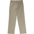 thumbnail image 2 of french toast boys 8-20 adjustable waist flat front school pant (khaki - 16), 2 of 2