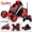 Red, variant on Red Red Luminous Rc Stunt Dump Truck Toy 360 Rolling Double Sided Remote Control Vehicle With Lights